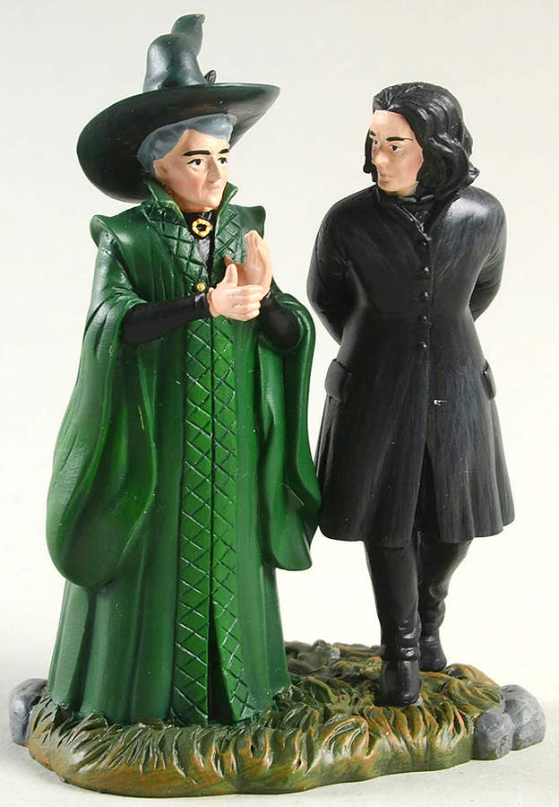 Harry Potter Snape & McGonagall - Boxed by Department 56-1