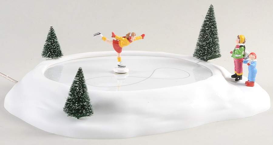 General Animated Accessories Figure Skater On Ice - Boxed by Department 56-1