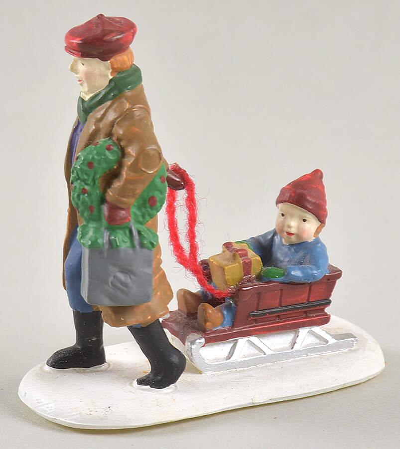 General Animated Accessories Man Pulling Boy - No Box by Department 56-1