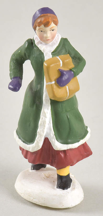 General Animated Accessories Women-Green Jacket - No Box by Department 56-1