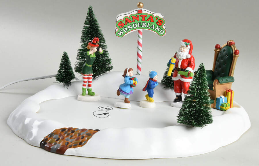 General Animated Accessories Visiting Santa - With Box 53 by Department 56-1