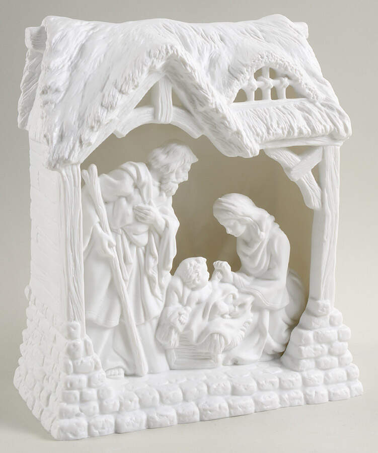Inspirational Silhouette Treasures Lighted Nativity  - No Box by Department 56-1