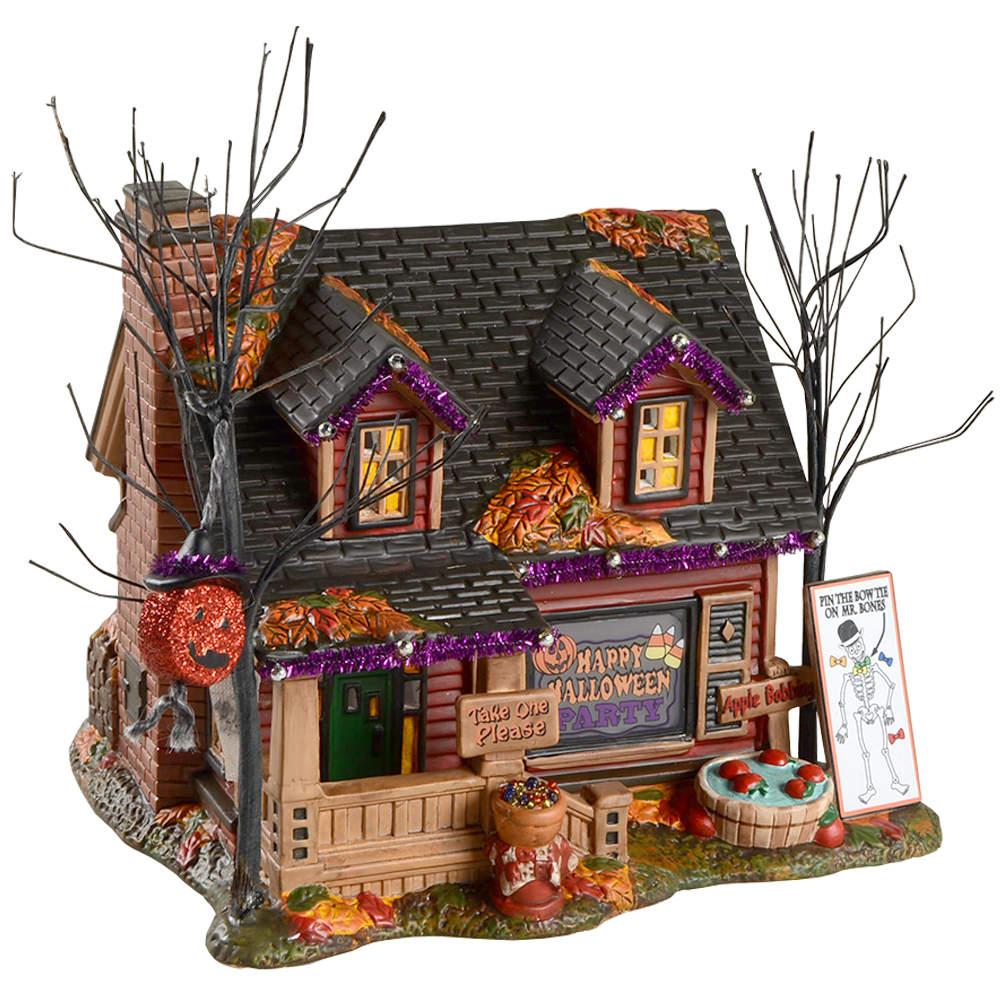 Trick Or Treat Lane - Snow Village Halloween Halloween Party House - Boxed by Department 56-1