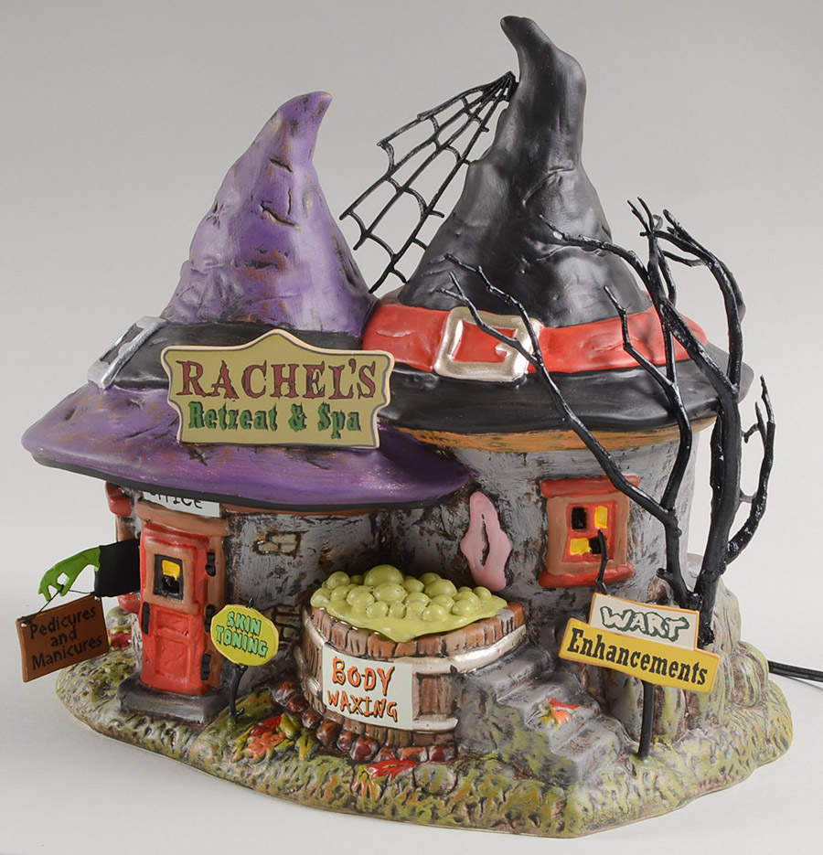 Witch Hollow-Snow Village Halloween Rachel's Retreat & Spa - Boxed by Department 56-1