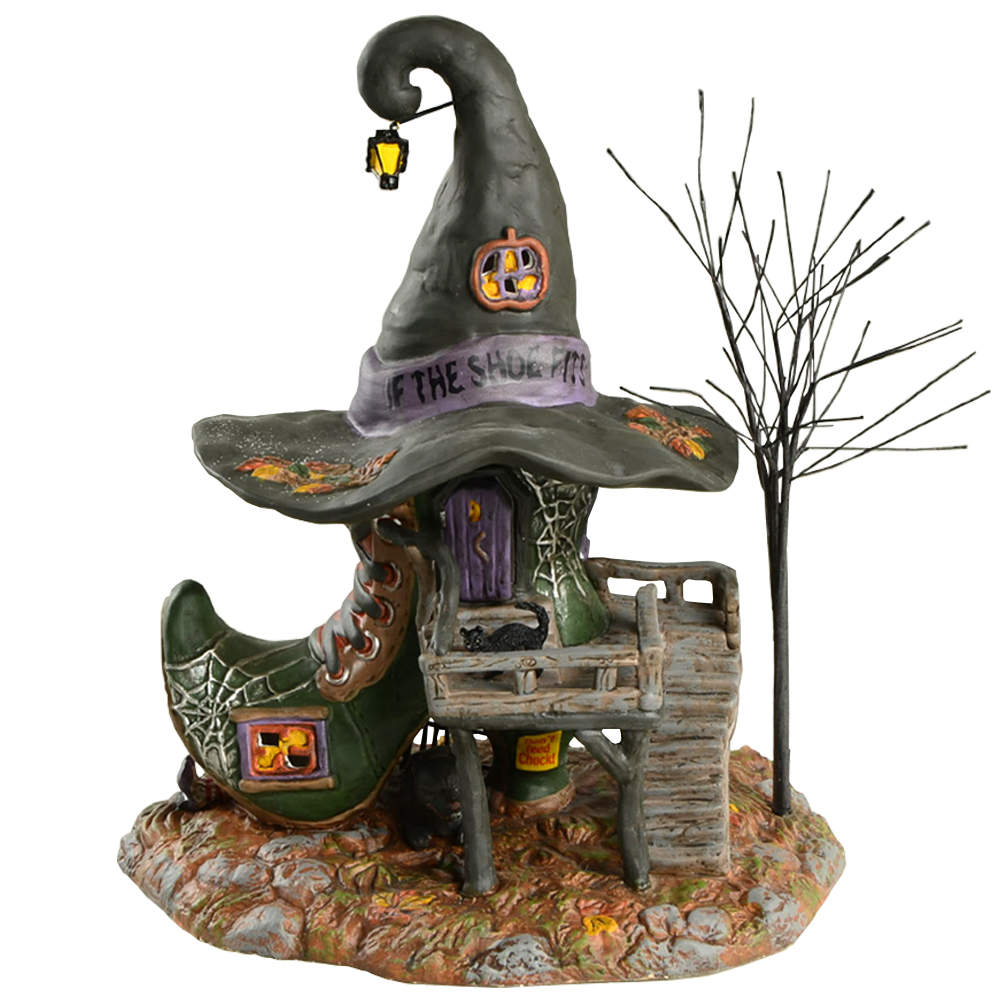 Witch Hollow-Snow Village Halloween Esmeralda's Shoe Shop - Boxed by Department 56-1