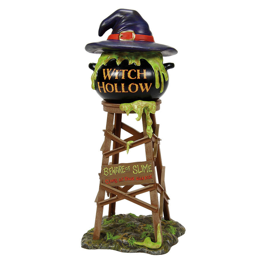 Witch Hollow-Snow Village Halloween Witch Hollow Watertower - Boxed by Department 56-1