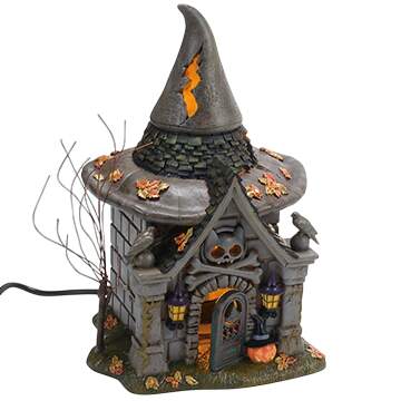 Witch Hollow-Snow Village Halloween Crypt Of The Old Hag - 50 Years - Boxed by Department 56-1
