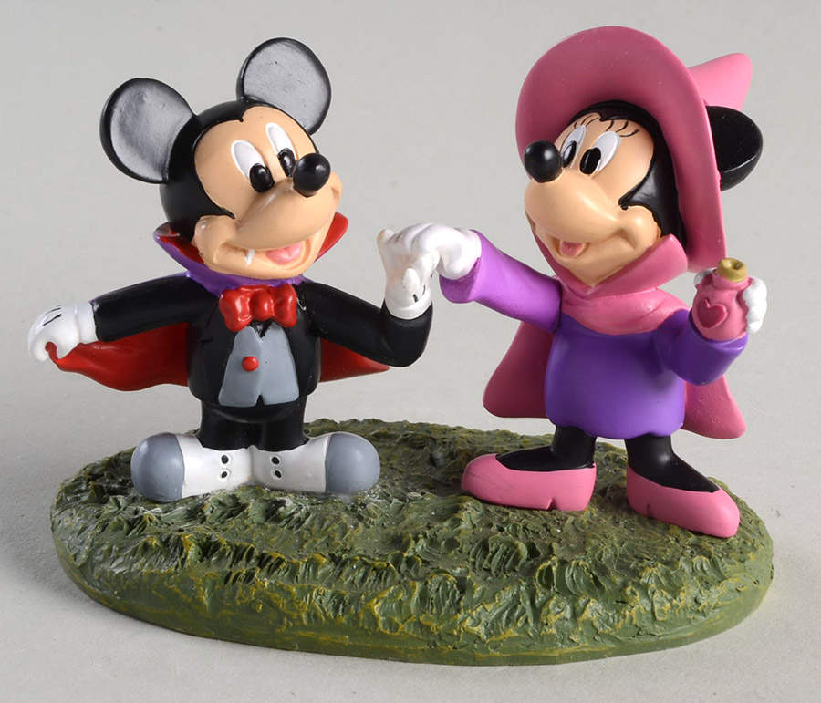 Mickey's Pumpkintown Village Mickey & Minnie's Costume Fun - Boxed by Department 56-1