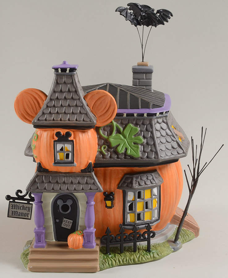 Mickey's Pumpkintown Village Mickey's Haunted Manor - Boxed by Department 56-1