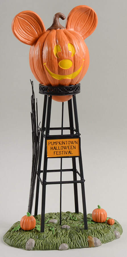 Mickey's Pumpkintown Village Pumpkintown Water Tower - Boxed by Department 56-1