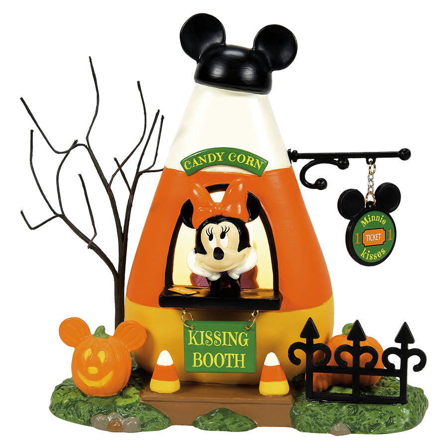 Mickey's Pumpkintown Village Minnie's Kissing Booth - No Box by Department 56-1