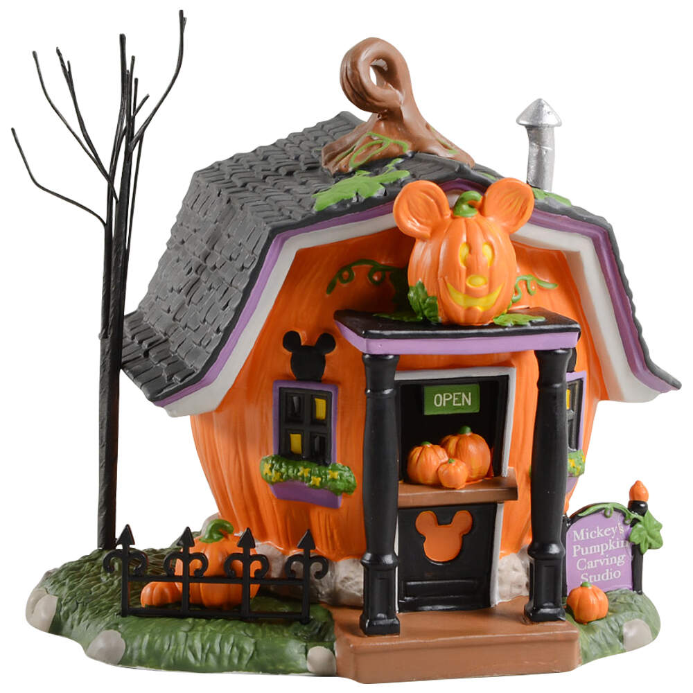 Mickey's Pumpkintown Village Mickey's Pumpkintown Carvng St - Boxed by Department 56-1