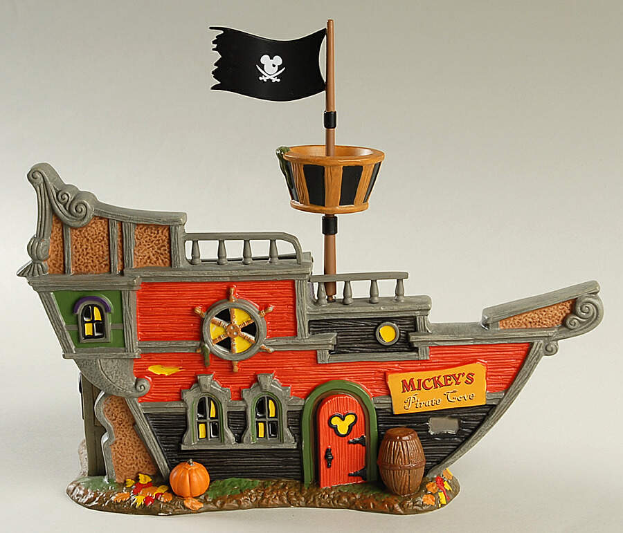 Mickey's Pumpkintown Village Mickey's Pirate Cove - Boxed by Department 56-1