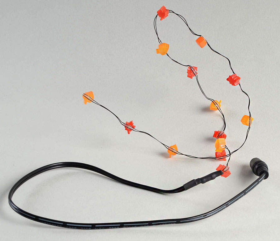 Harvest Collection Accessories String Of Lit Autumn Leaves - With Box by Department 56-1