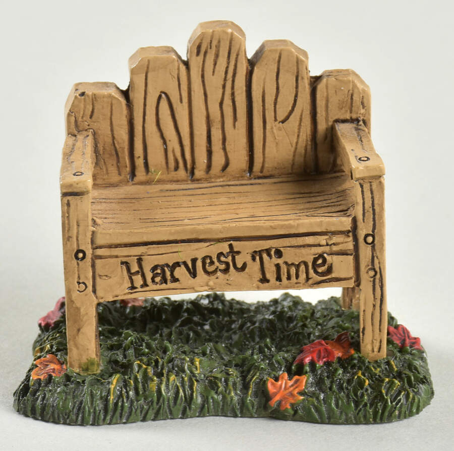 Harvest Collection Accessories Harvest Fields Bench - With Box by Department 56-1