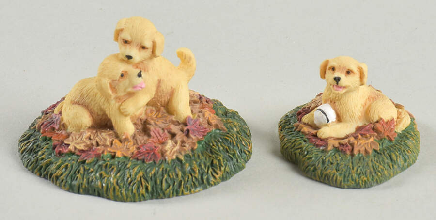 Harvest Collection Accessories Harvest Fields More Puppies - No Box by Department 56-1