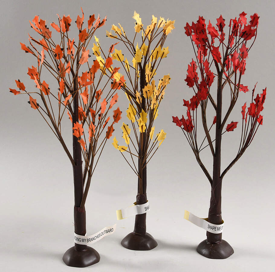 Harvest Collection Accessories September Oaks Set Of 3 - Boxed by Department 56-1