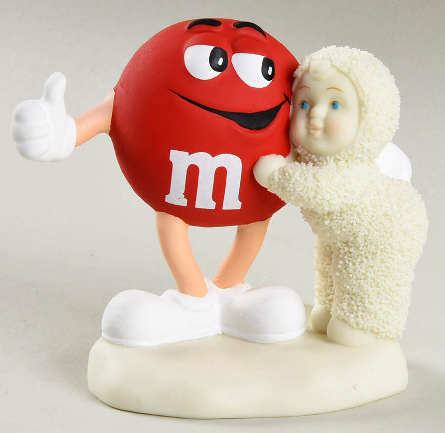 M & M's - Guest Collection Red Is My Favorite Color - Boxed by Department 56-1