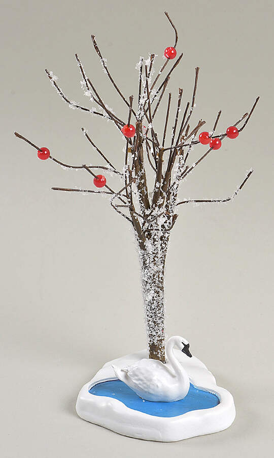Twelve Days of Trees Seven Swans A Swimming Tree - Boxed by Department 56-1