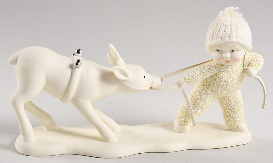 Frosty Frolic Reluctant Reindeer - Boxed by Department 56-1
