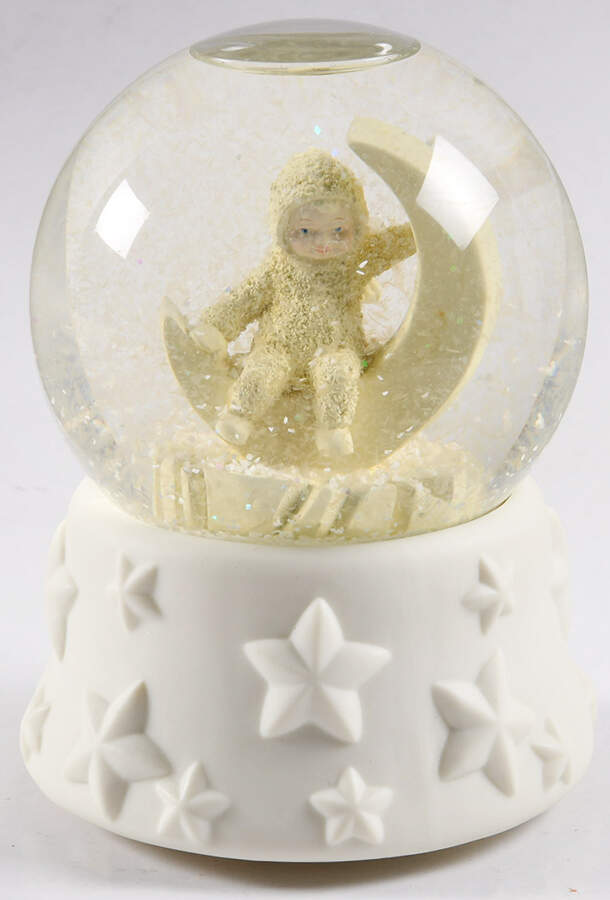 Snowbabies Waterglobe Moon Beams - Boxed by Department 56-1