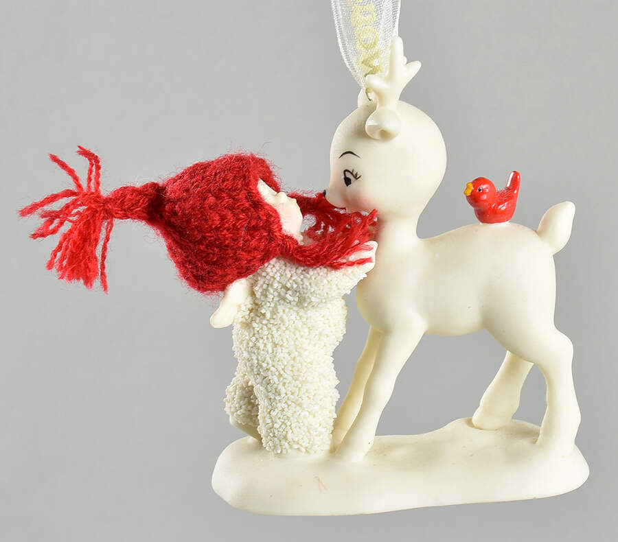 Frosty Frolic Ornaments She Kissed A Reindeer - Boxed by Department 56-1