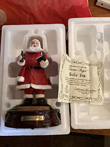 History of Santa Claus Musical Figurines Soda Pop-Here Comes Santa Clause - Boxed by Duncan Royale-1