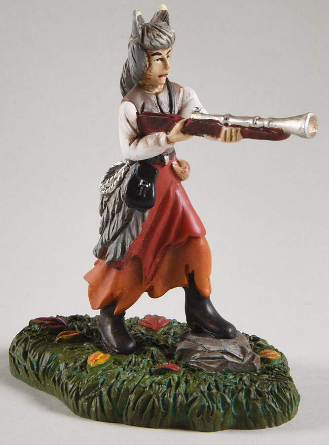 Haunted Rails - Snow Village Halloween Werewolf Hunter - 25th Annivery - No Box by Department 56-1