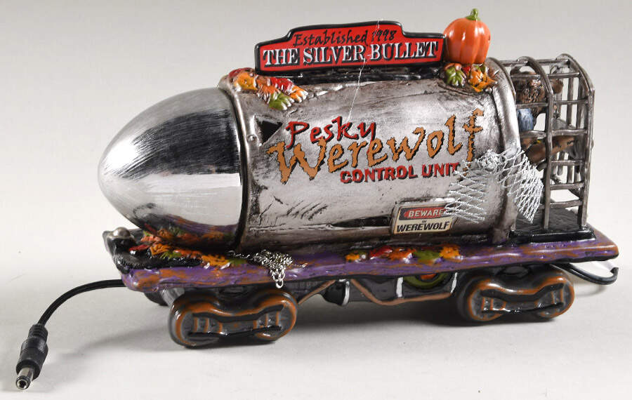 Haunted Rails - Snow Village Halloween Silver Bullet-25th Anniversary - Boxed by Department 56-1