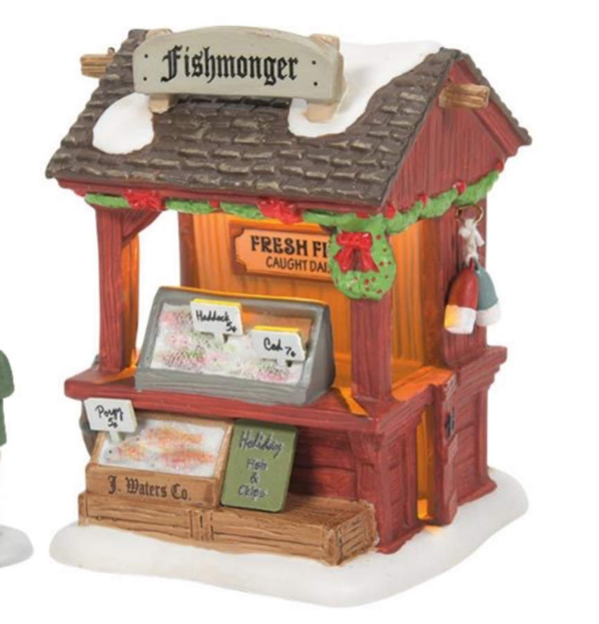 Dickens Village Market Fishmonger - Boxed by Department 56-1