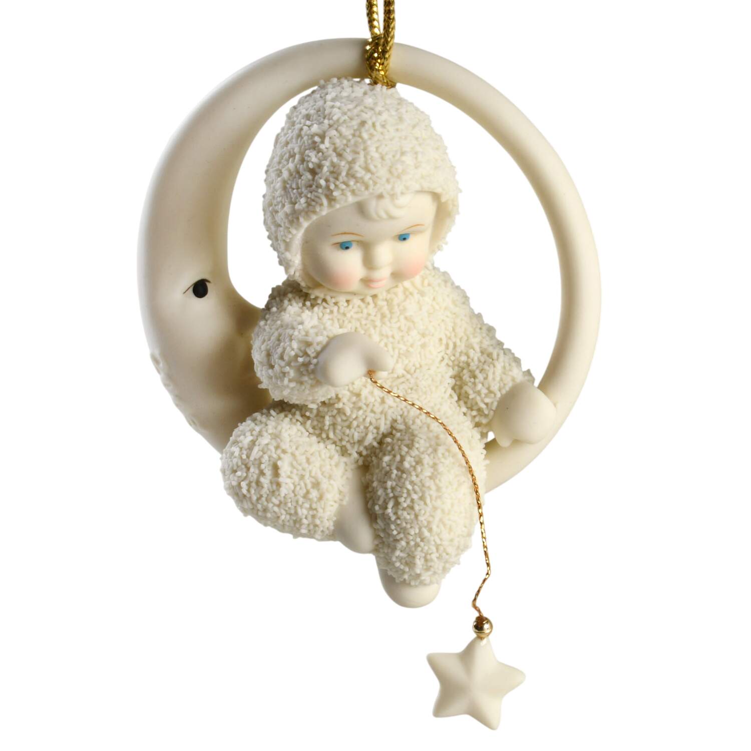 Snowbabies Annual Ornaments Baby In The Moon-2003 - Boxed by Department 56-1