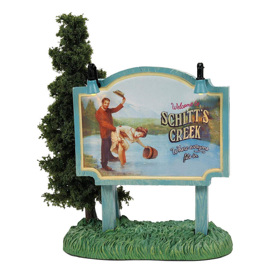 Schitt$ Creek - Hot Properties Where Everyone Fits In - Boxed by Department 56-1