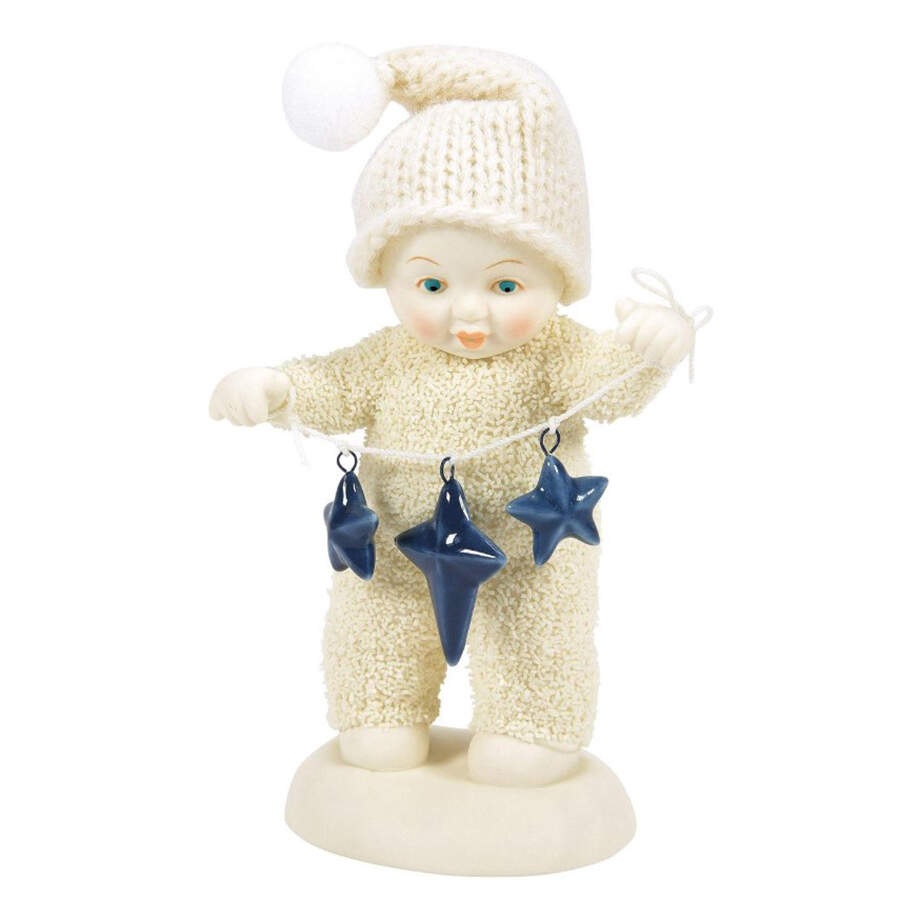 Midnight Clear-Snowbabies Collecting Midnight Stars - Boxed by Department 56-1