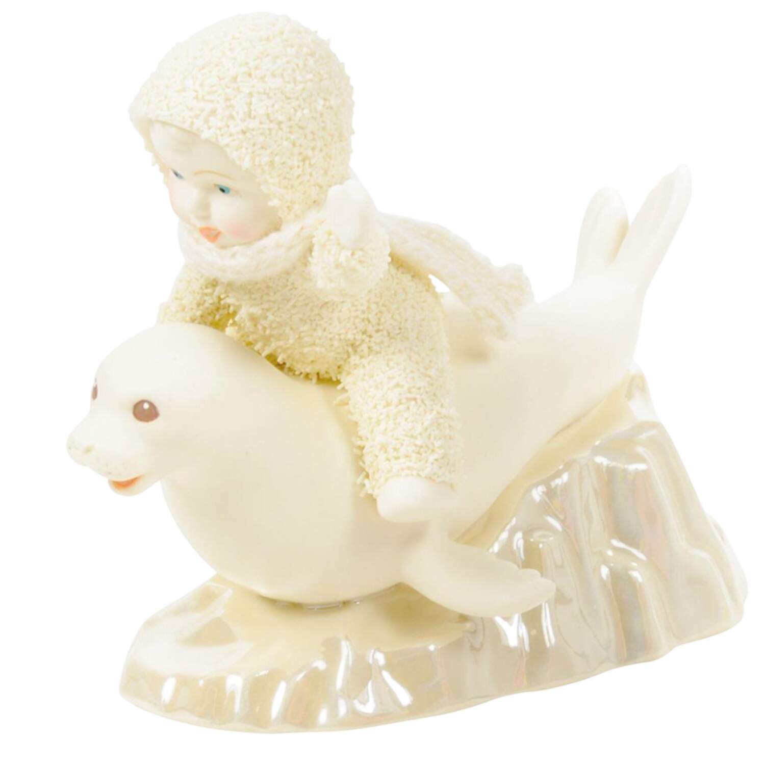 Polar Shores - Snowbabies Slippin' Seal - No Box by Department 56-1