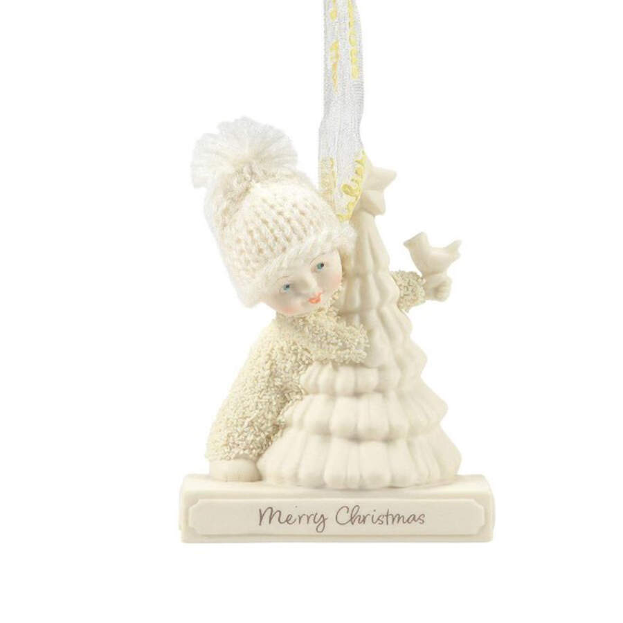 Snowbabies Clip Ornaments Merry Christmas - Boxed by Department 56-1