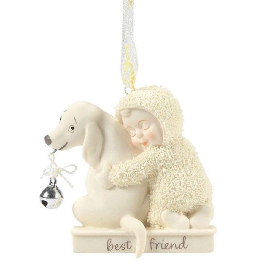 Snowbabies Clip Ornaments Dog Best Friend - Boxed by Department 56-1