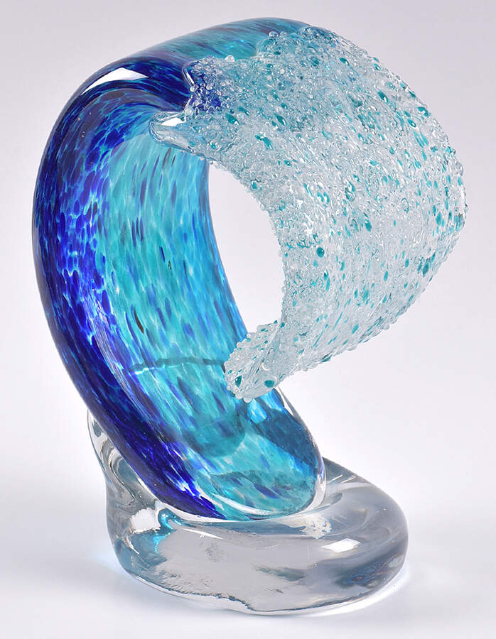 Art Glass Mega Tropic Wave - No Box by Dynasty Gallery-1
