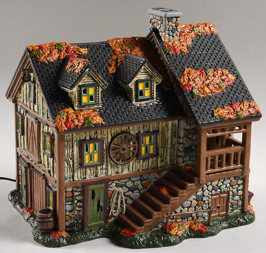 Sleepy Hollow-Snow Village Halloween Sleepy Hollow Stables - Boxed by Department 56-1