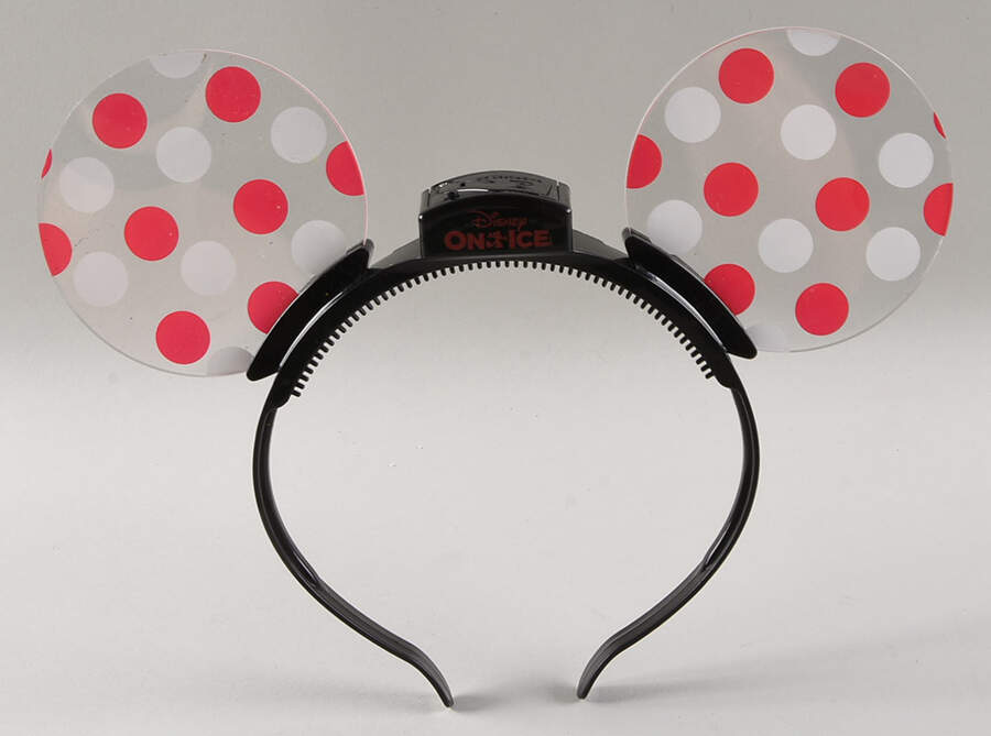 Disney Parks Giftware Disney On Ice Red & White Polk Dot Ears - No Box by Disney-1