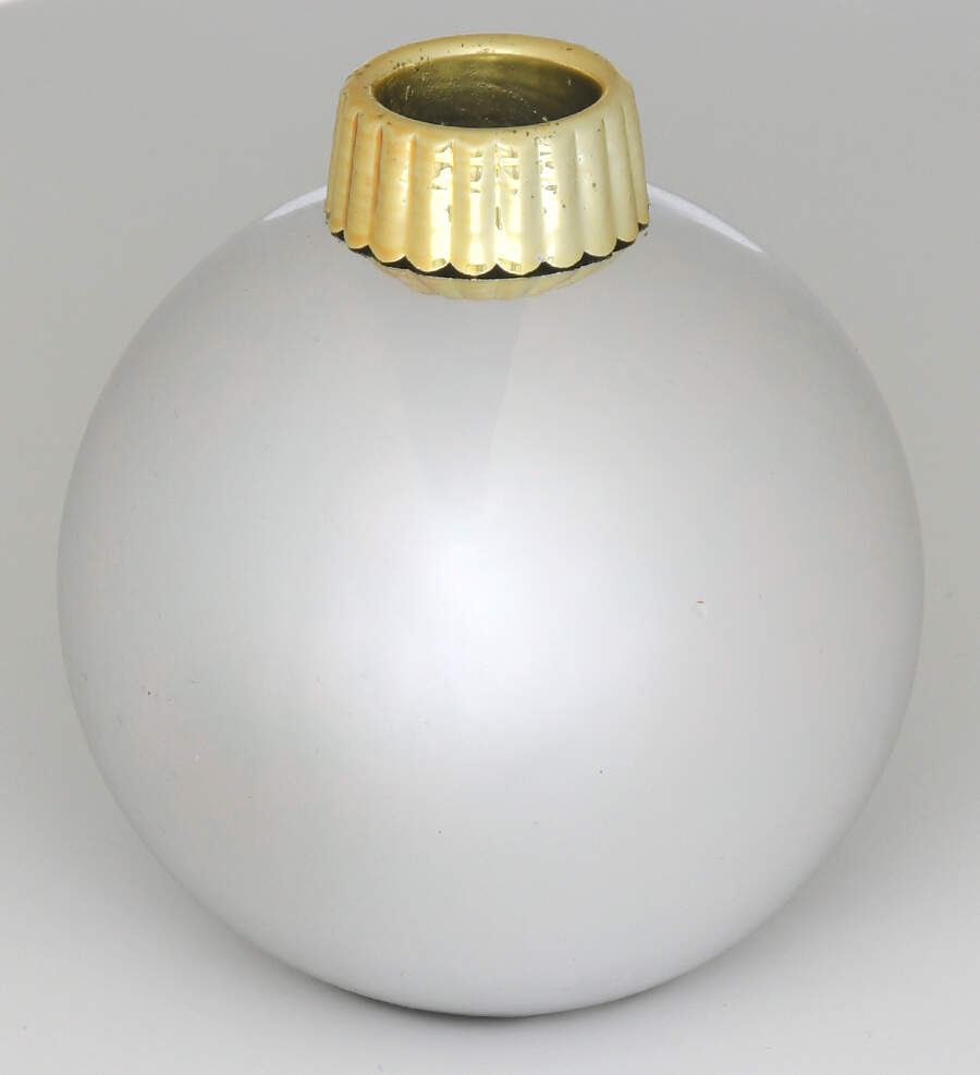 Mercury Glass Candle Holders Silver Ornament Taper Holder - Boxed by Department 56-1