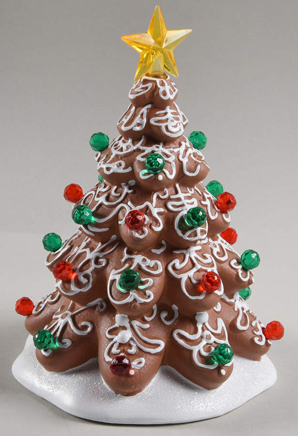 Gingerbread Lane - North Pole Iced In Time For Santa Tree - Boxed by Department 56-1