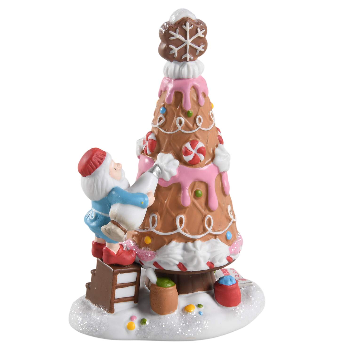 Gingerbread Lane - North Pole Piping The Tree - No Box by Department 56-1