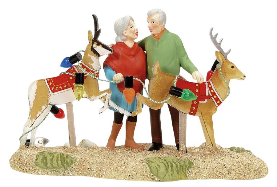 Christmas Canyon The Deer & The Antelope Play - No Box by Department 56-1