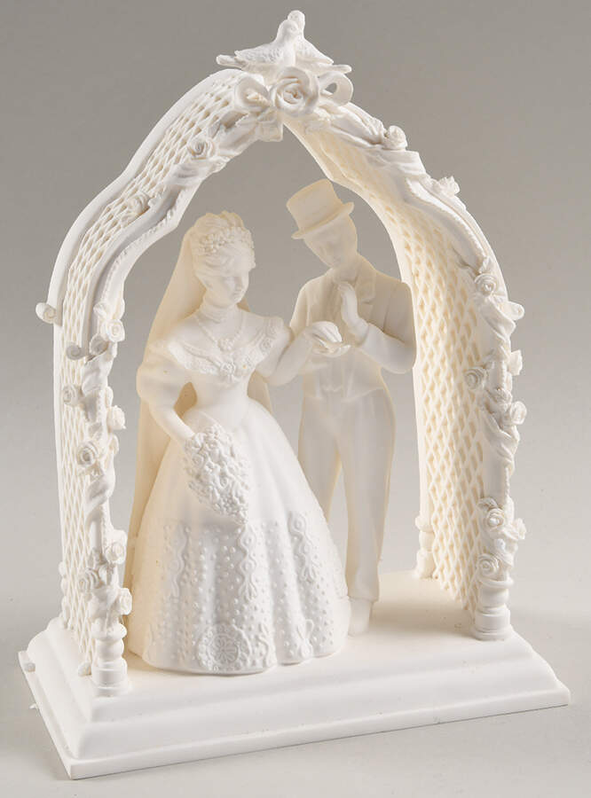 Wedding Silhouettes On This Day - Cake Topper  - No Box by Department 56-1