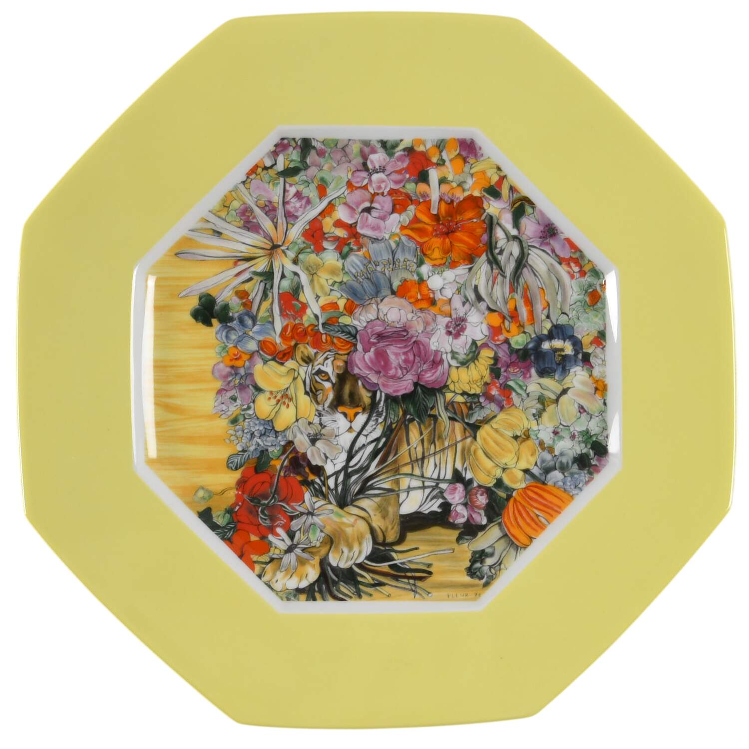 Wildlife Collection Tiger Bouquet - Yellow - No Box by Denby-Langley-1