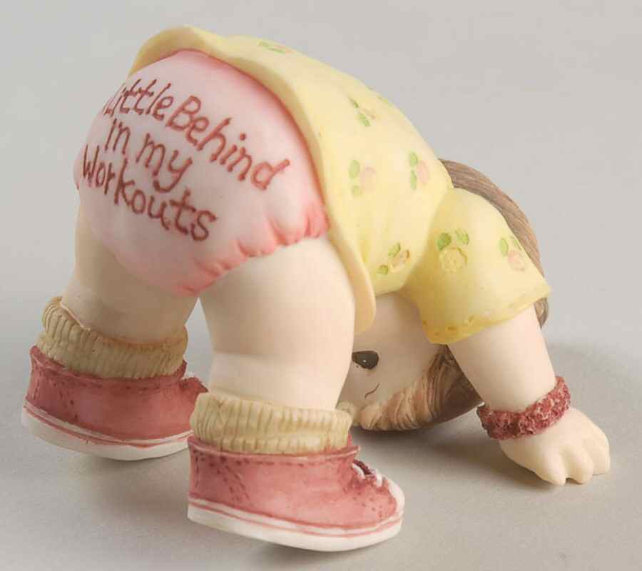 Enesco Figurines & Giftware A Little Behind In My Workouts - Boxed by Enesco-1