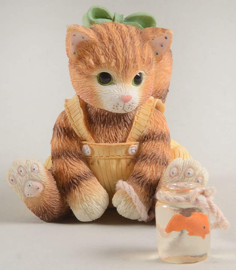 Look What the Cat Dragged In Splash Of Happiness  - No Box by Enesco-1