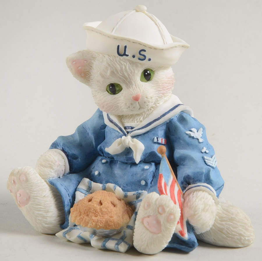 Calico Kittens Tried & True For The Red, White & Blue - Boxed by Enesco-1