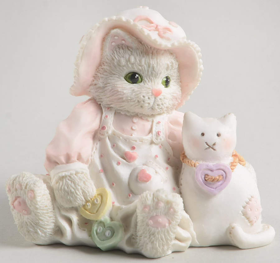Calico Kittens Buttoned Up For Love - No Box by Enesco-1