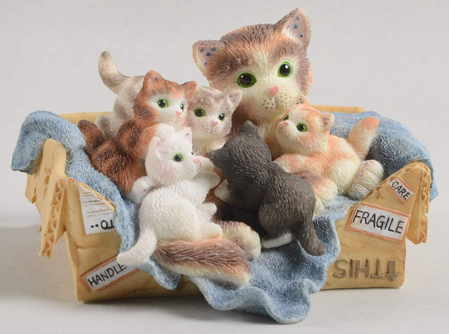 Calico Kittens Handle With Care - Boxed by Enesco-1